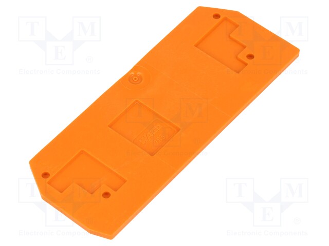 End/partition plate; Application: 283-9; orange