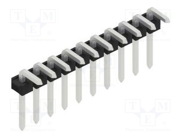 Connector: pin strips; pin header; male; PIN: 10; 2.54mm; THT; 1x10