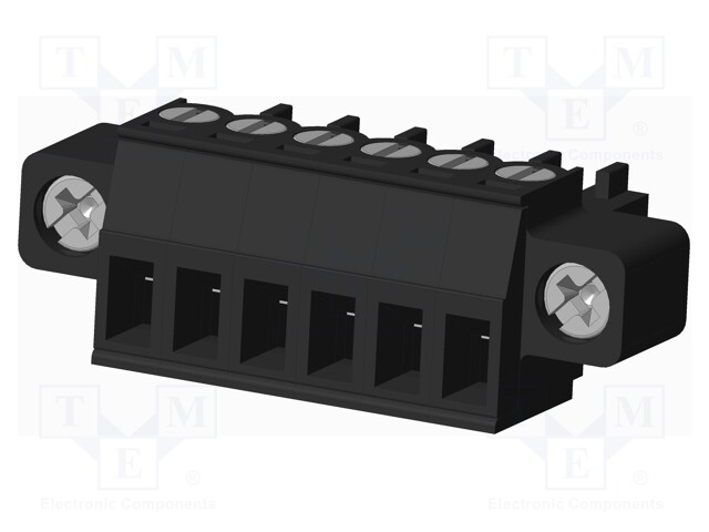 Connector: pluggable terminal block; plug; female; straight; 300V