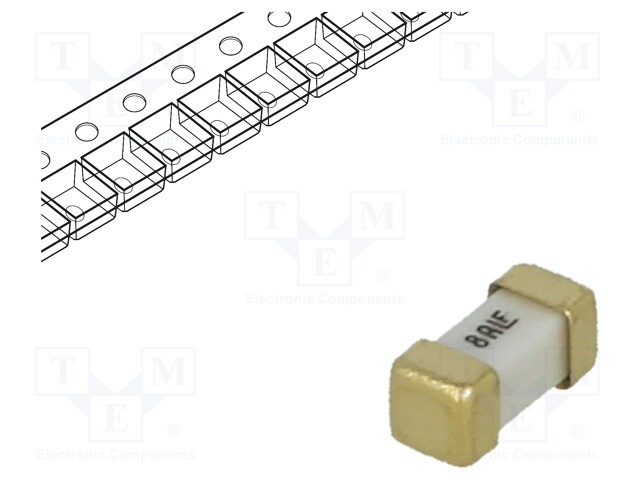 Fuse: fuse; ultra rapid; 8A; 125V; SMD; ceramic; Case: 2410; 448