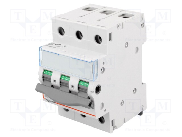 Switch-disconnector; Poles: 3; DIN; 100A; 400VAC; FR300; IP20