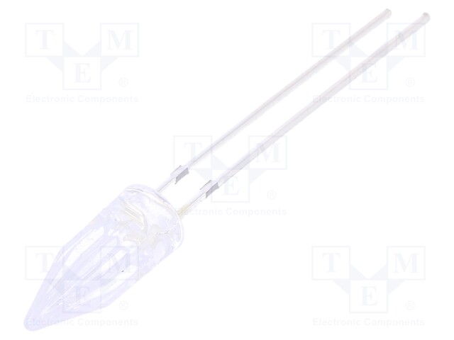 LED; 5mm; red; 1120mcd; 100°; 1.8÷2.6V; 20mA; Lens: transparent