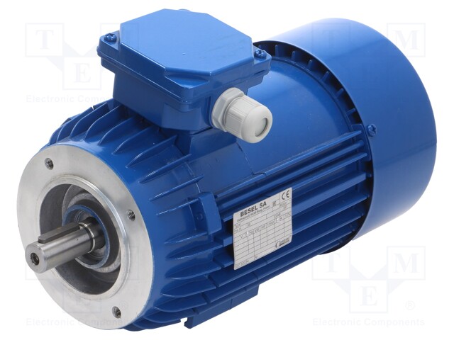 Motor: AC; 3-phase; 1.1kW; 230/400VAC; 1410rpm; 13.3kg; IP54