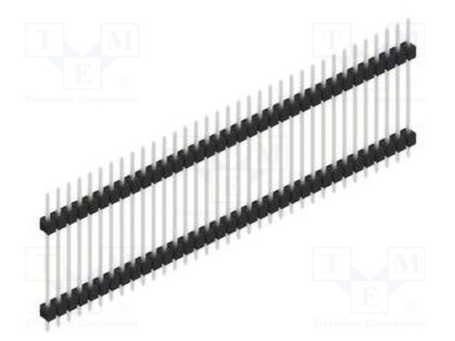 Connector: pin strips; pin header; male; PIN: 35; 2.54mm; THT; 1x35