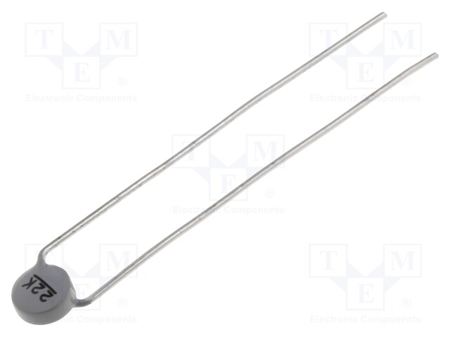 NTC thermistor; 22kΩ; THT; -55÷125°C; 450mW