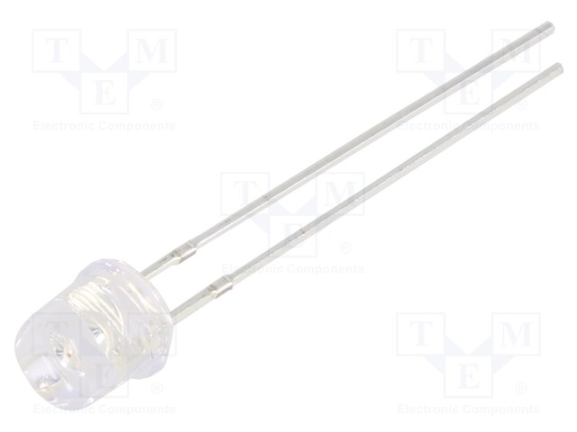 LED; 5mm; orange; 68÷100mcd; 140°; Front: flat; 1.8÷2.2V; -30÷85°C