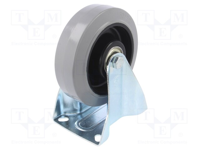 Transport wheel; Ø: 160mm; W: 50mm; H: 195mm; rigid; 350kg; -20÷60°C
