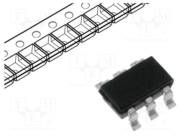 D/A converter; 12bit; Channels: 1; 2.7÷5.5V; SOT23-6; -40÷125°C