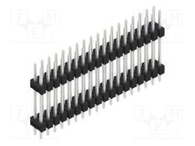 Connector: pin strips; pin header; male; PIN: 36; 2.54mm; THT; 2x18