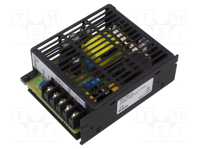 Power supply: switched-mode; for building in; 50W; 12VDC; 4.2A
