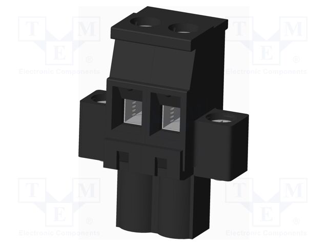 Connector: pluggable terminal block; plug; female; angled 90°