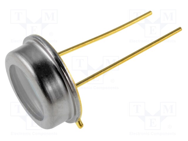 PIN IR photodiode; TO5; 850nm; 400-1100nm; 55°; Mounting: THT; 2nA