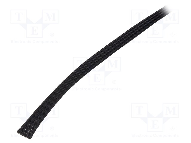 Polyester braid; ØBraid : 5÷10mm; polyester; black; L: 100m; reel