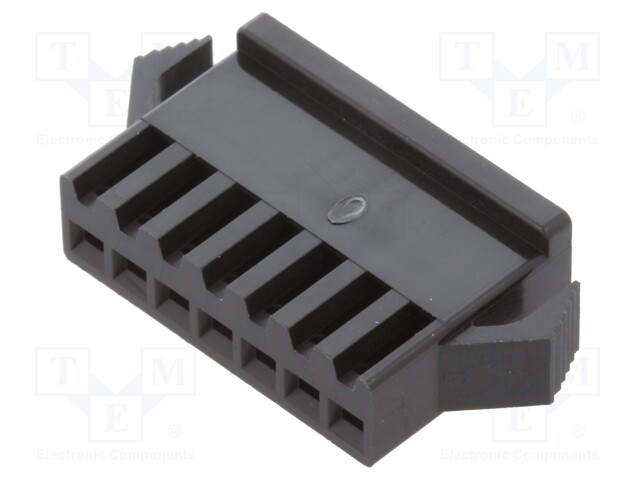 Wire-wire; plug; female; SM; 2.5mm; PIN: 7; w/o contacts; for cable