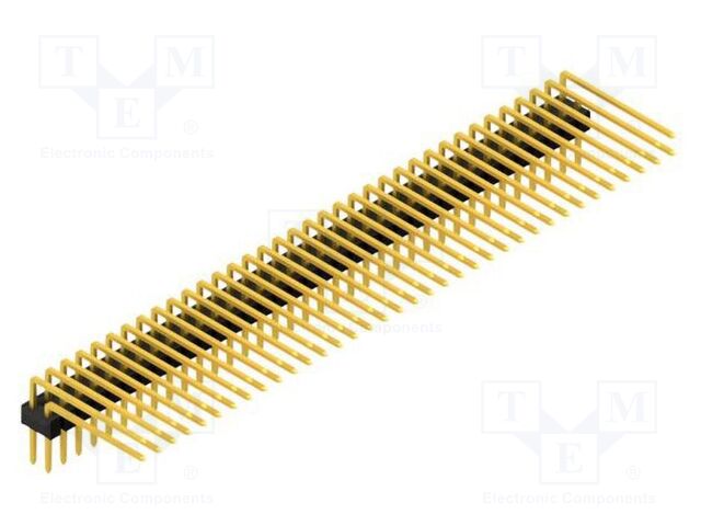 Connector: pin strips; pin header; male; PIN: 72; 2.54mm; THT; 2x36