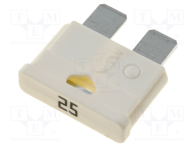Fuse: fuse; 25A; 32V; automotive; 19mm; UNIVAL