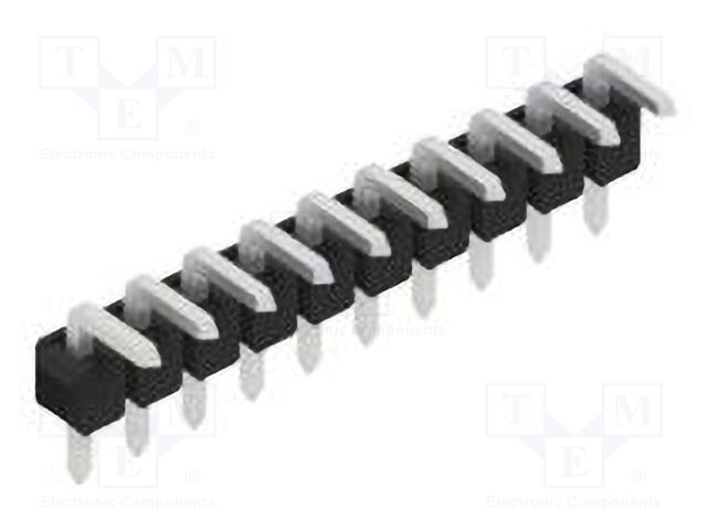 Connector: pin strips; pin header; male; PIN: 10; 2.54mm; THT; 1x10