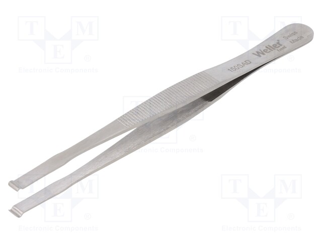 Tweezers; 120mm; Blades: straight; Blade tip shape: hook