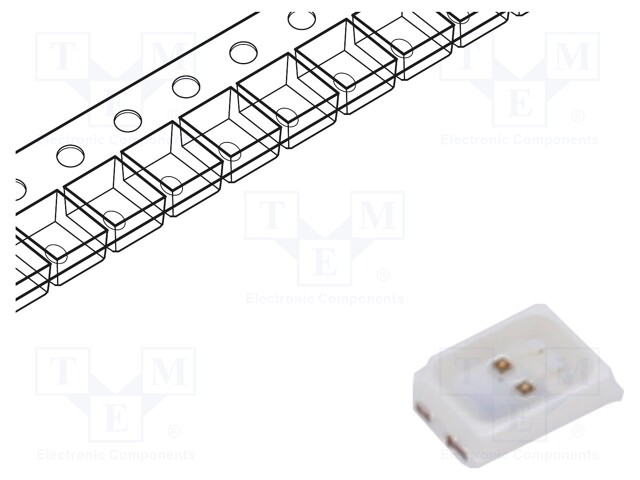 LED; SMD; 2016; red; 1120÷1560mcd; 2x1.6x0.6mm; 120°; 1.8÷2.6V; 60mA
