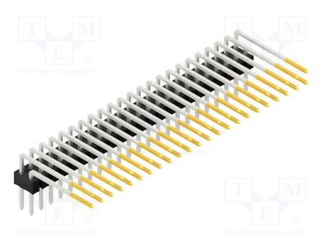 Connector: pin strips; pin header; male; PIN: 46; 2.54mm; THT; 2x23