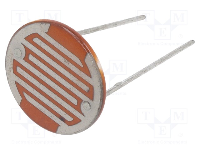 Photoresistor; 500mW; 30÷50kΩ; 560nm; Mounting: THT; ØLED: 20mm