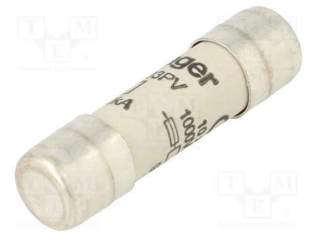Fuse: fuse; gPV,time-lag; 3A; 1kVDC; cylindrical,industrial