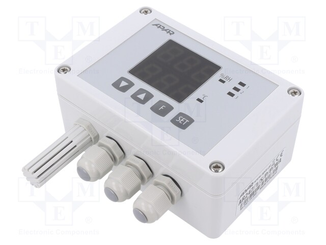 Module: regulator; temperature,humidity; SSR; OUT 2: SPST-NO; 3%