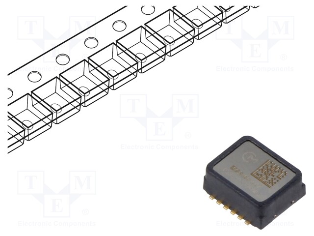 Sensor: accelerometer; Range: -6÷6g; 3÷3.6VDC; -40÷125°C; SMD,SMT