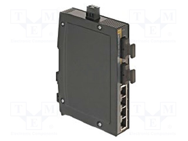 Industrial module: switch Ethernet; unmanaged; 9÷60VDC; RJ45,SC