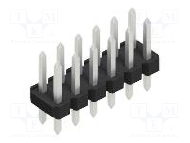 Connector: pin strips; pin header; male; PIN: 12; 2.54mm; THT; 2x6
