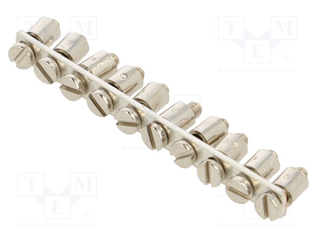 Screw bridge; ways: 10; Width: 4.2mm