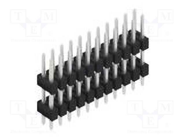 Connector: pin strips; pin header; male; PIN: 22; 2.54mm; THT; 2x11