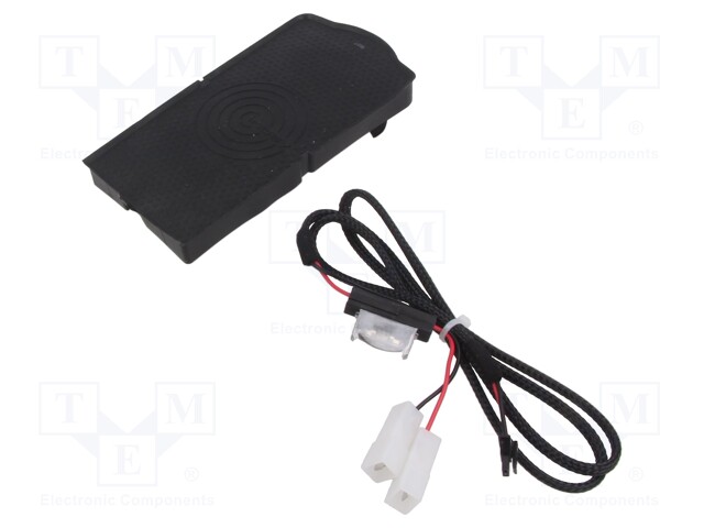 Inductance charger; Mercedes; black; 10W; Mounting: assembly hole