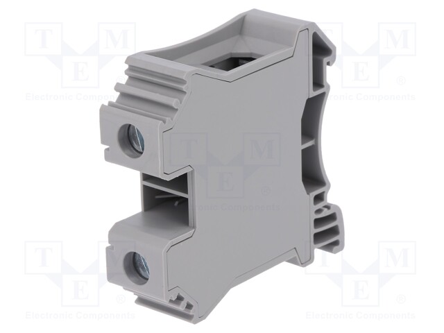 Splice terminal: rail; 1.5÷35mm2; ways: 1; terminals: 2; grey; TS35