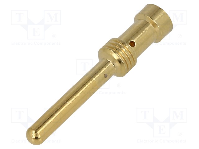 Contact; male; 2.5mm2; Han E; gold-plated; crimped; 16A; 500cycles