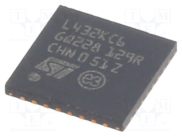 ARM microcontroller; Flash: 256kB; 80MHz; SRAM: 64kB; UFQFPN32