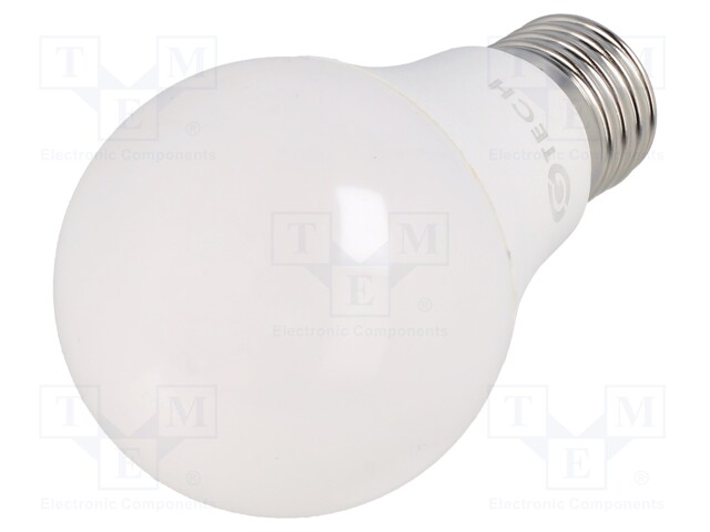 LED lamp; warm white; E27; 230VAC; 10W; 200°; 3000K; 3pcs.