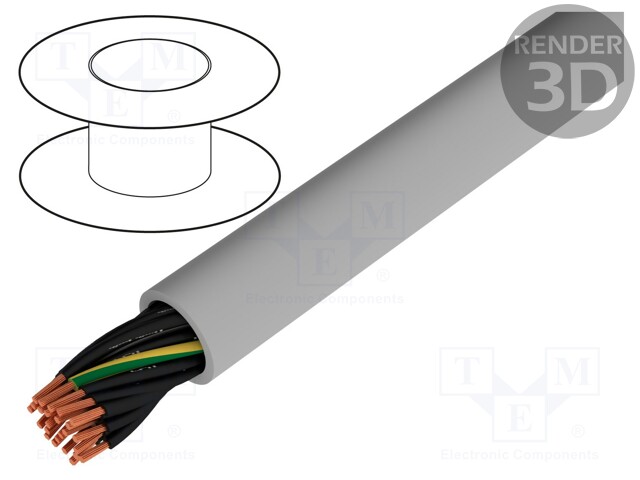 Wire; stranded; Cu; ÖLFLEX® CLASSIC 110; 25G0,75mm2; unshielded