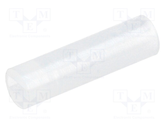 Spacer sleeve; LED; Øout: 4mm; ØLED: 3mm; L: 14.5mm; natural; UL94V-2