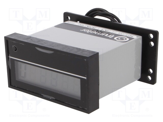 Counter: electronical; LCD; pulses; 999999; Resetting: manual