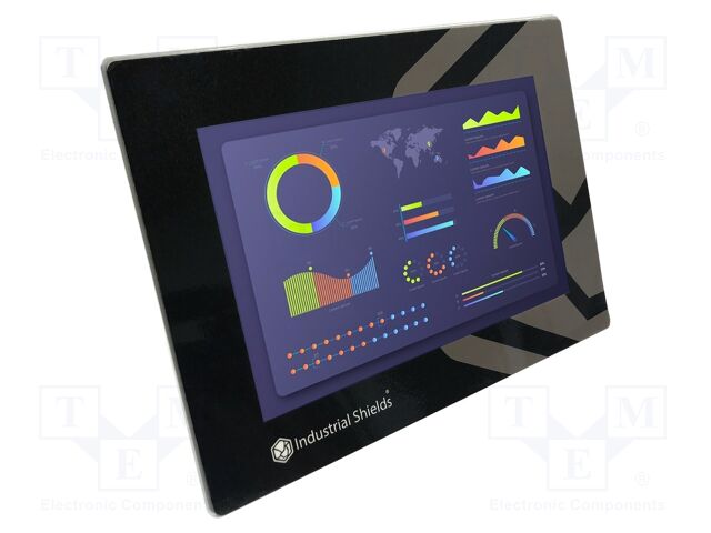 Industrial computer; 12÷24VDC; Touchberry Pi; 2GBRAM; 10.1"; IN: 5