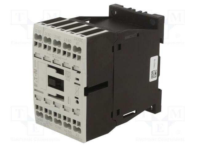 Contactor: 4-pole; NC x2 + NO x2; 24VDC; 4A; DILA-22; W: 45mm