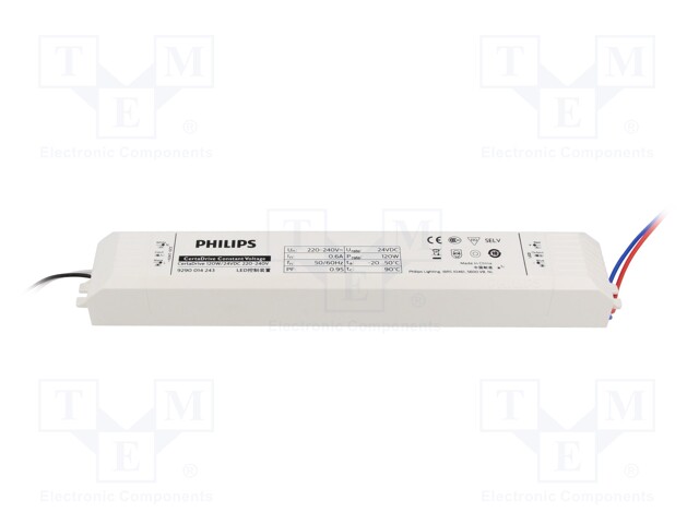 Power supply: switched-mode; LED; 120W; 24VDC; 100mA÷5.2A; IP40
