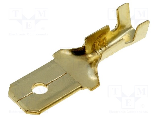 Terminal: flat; 6.3mm; 1÷2.5mm2; gold-plated; male
