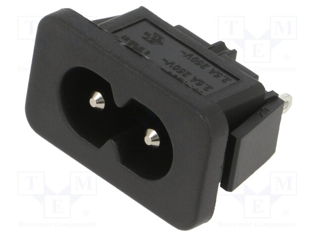 Connector: AC supply; socket; IEC 60320