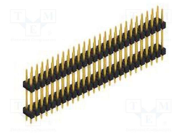 Connector: pin strips; pin header; male; PIN: 52; 2.54mm; THT; 2x26