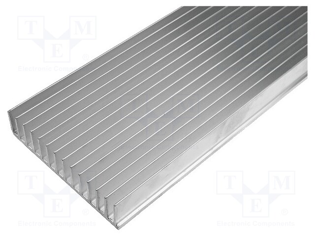 Heatsink: extruded; grilled; L: 1000mm; W: 165mm; H: 35mm; aluminium