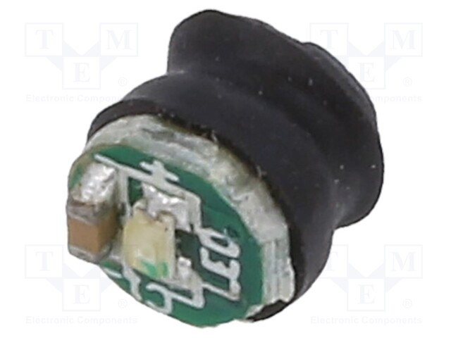 LED; green; 120°; No.of diodes: 1; Dim: Ø4.8mm; λd: 525nm; 20mA