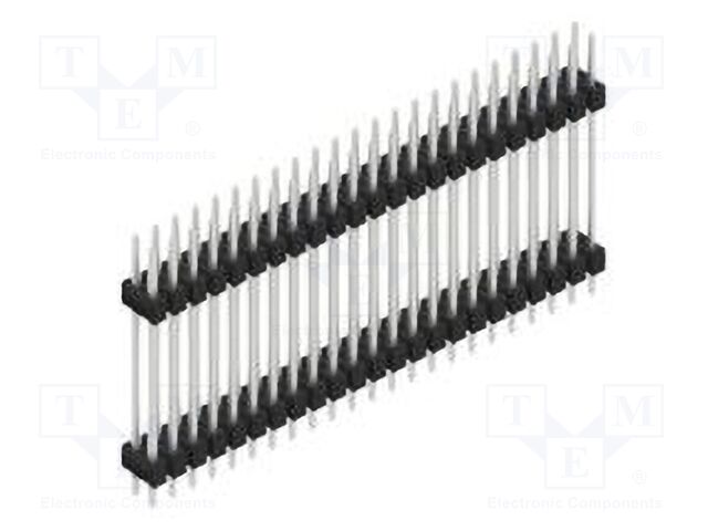 Connector: pin strips; pin header; male; PIN: 46; 2.54mm; THT; 2x23