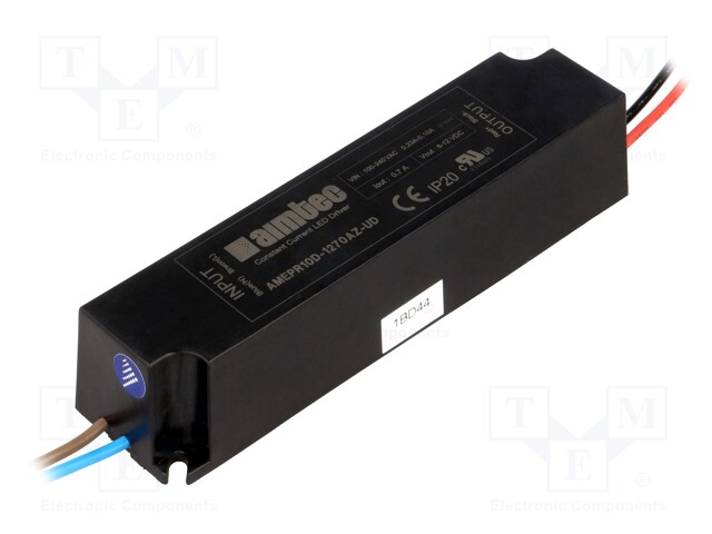 Power supply: switched-mode; LED; 8.4W; 5÷12VDC; 0.7A; 90÷264VAC